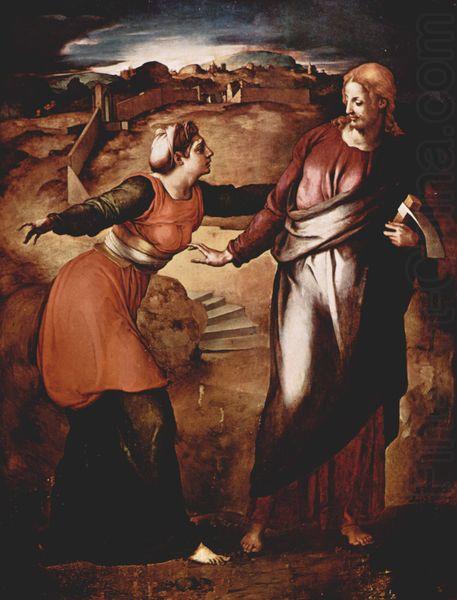Jacopo Pontormo Noli me tangere oil painting picture